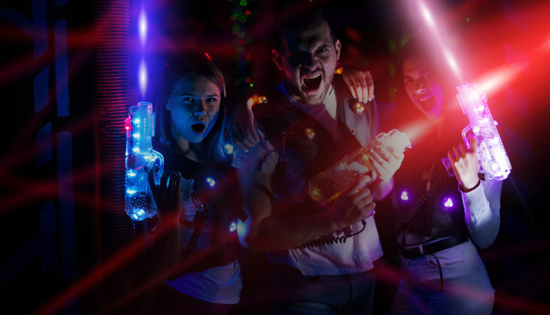 Laser Tag you can with friends or by yourself.